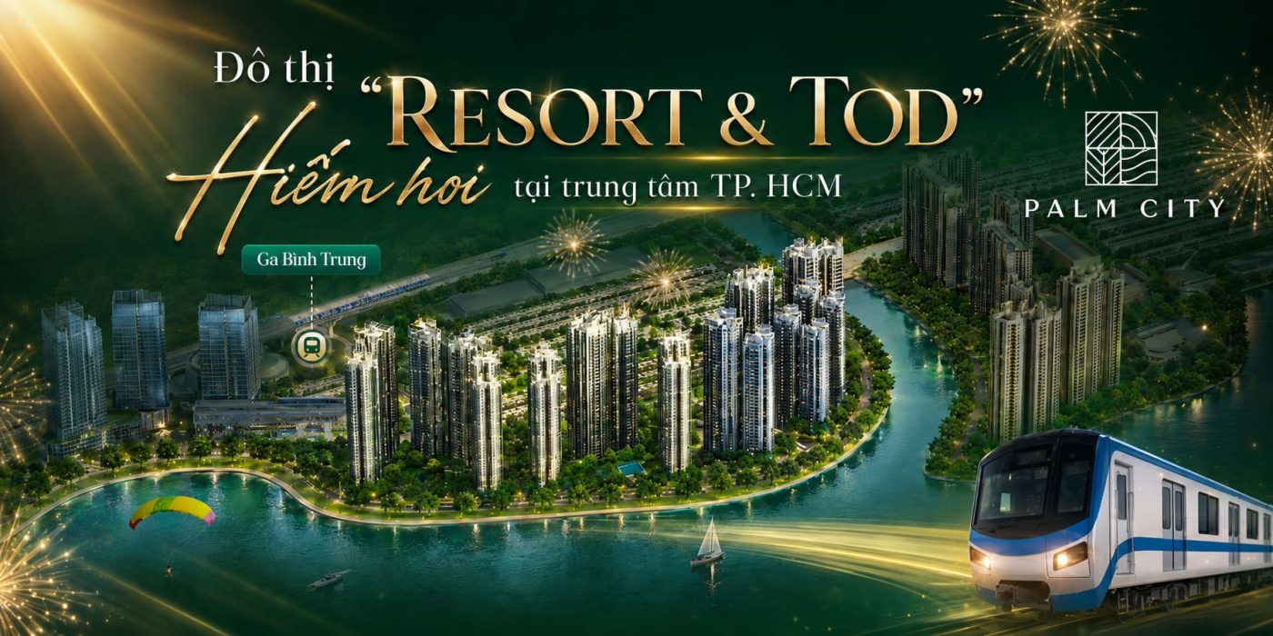 Palm River – Căn Hộ Sinh Thái Nghỉ Dưỡng Ven Sông KĐT Palm City